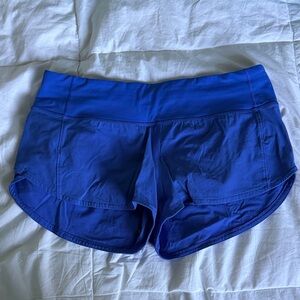 Lululemon Women's Blue Athletic Speed Up Shorts